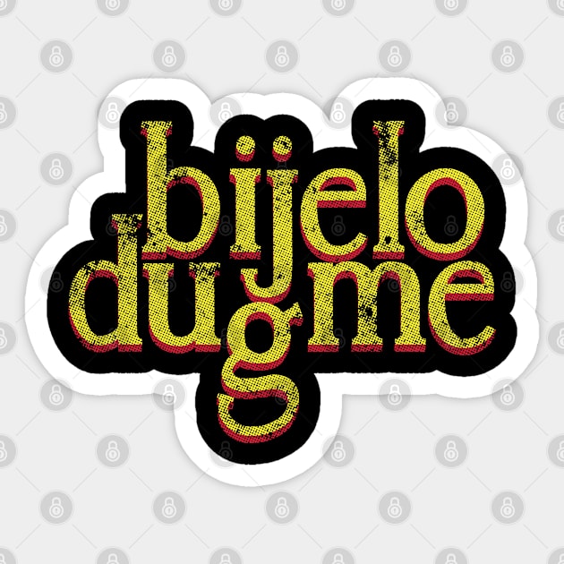 Bijelo Dugme Typography Design Sticker by Trendsdk